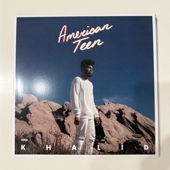 Khalid American Teen Vinyl Record Blue - Picture 1 of 3